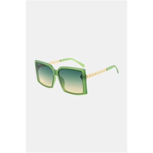 Polycarbonate Frame Square Sunglasses - Picture 5 of 14